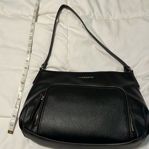 Black leather Liz Claiborne Shoulder Bag